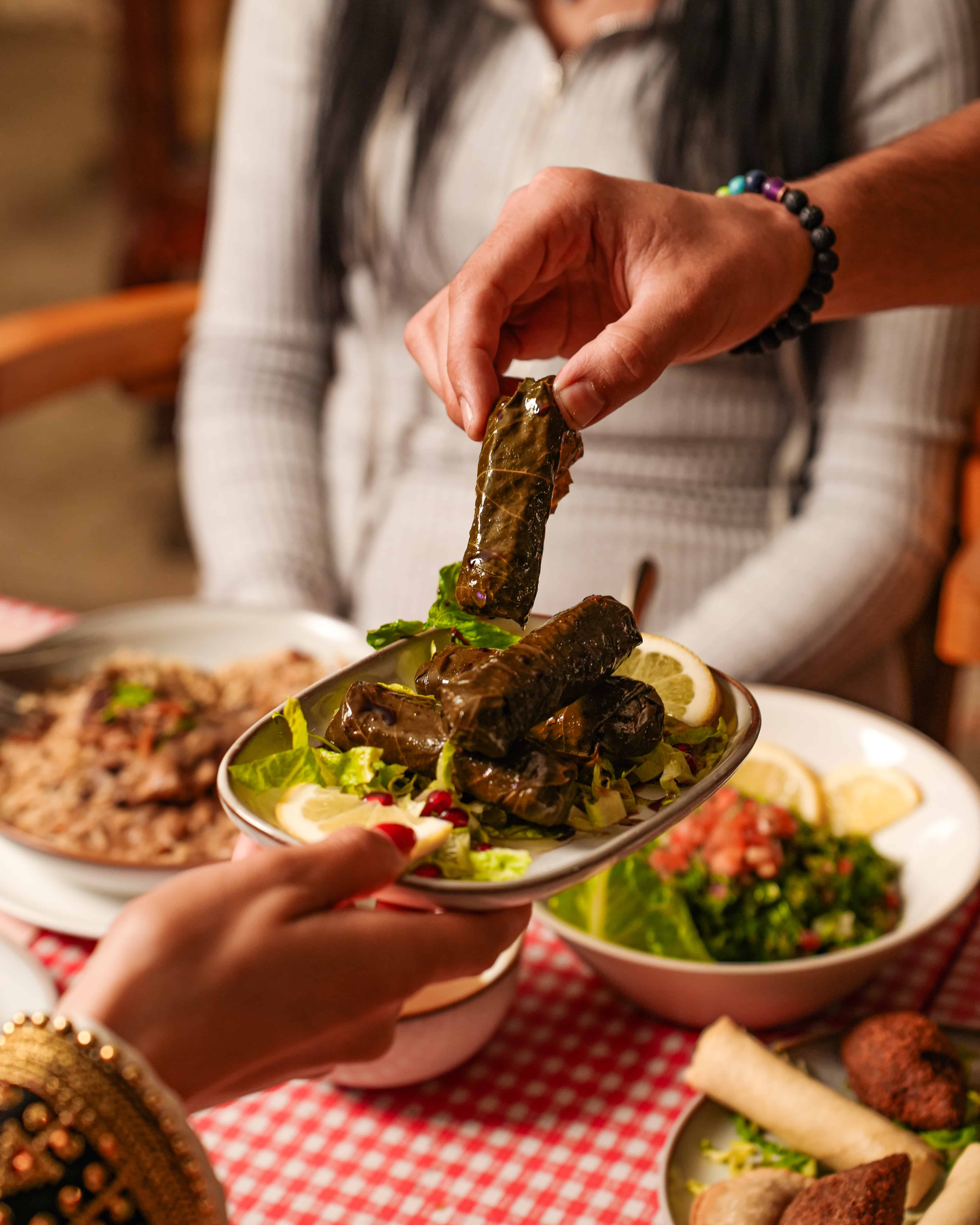 Luxury Middle Eastern restaurant interior